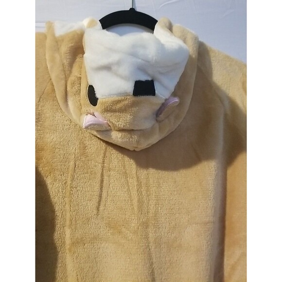 Coriresha Cute Coral Velvet Long Sleeve Shib Inu Dog Hoodie - Picture 8 of 10